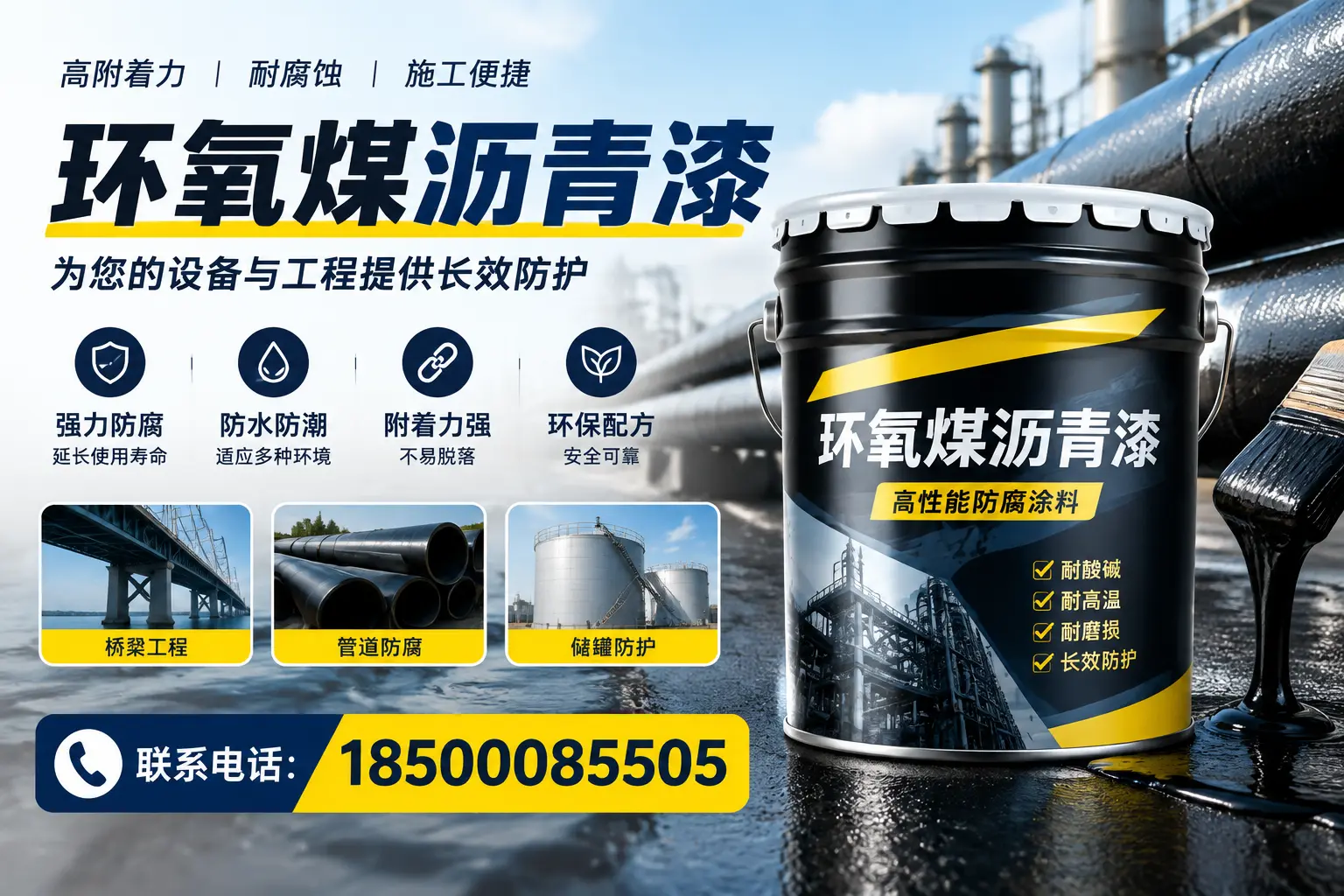 环氧煤沥青漆与其他涂料的对比分析,助力玉溪企业决策
