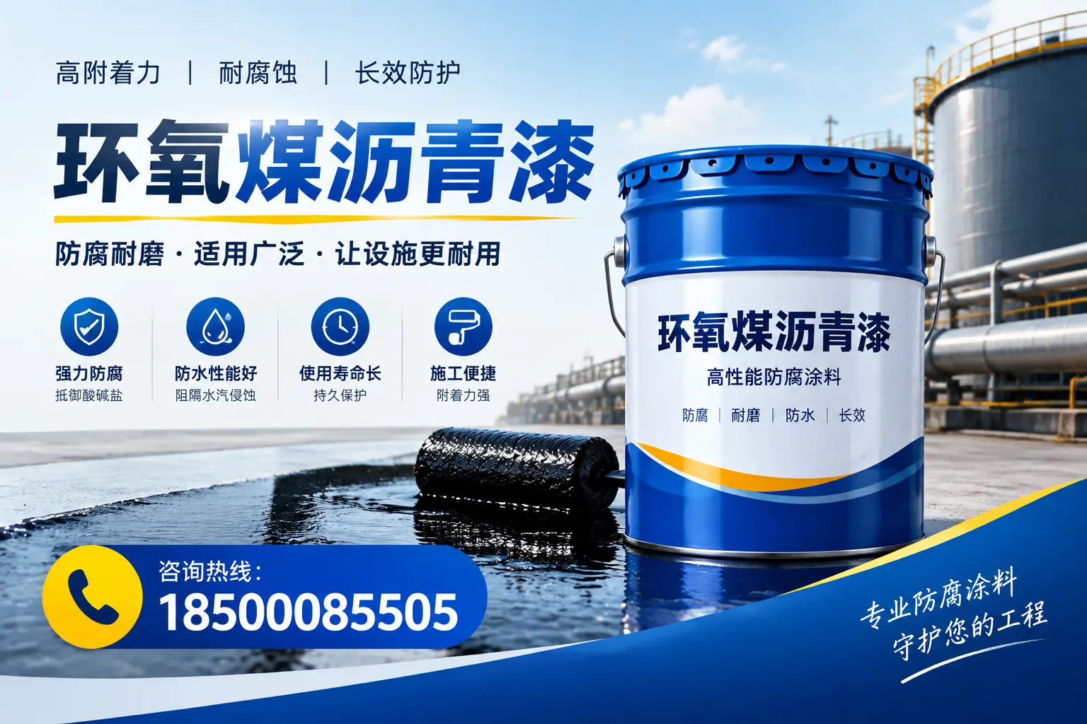 环氧煤沥青漆与其他涂料的对比分析,助力玉溪企业决策